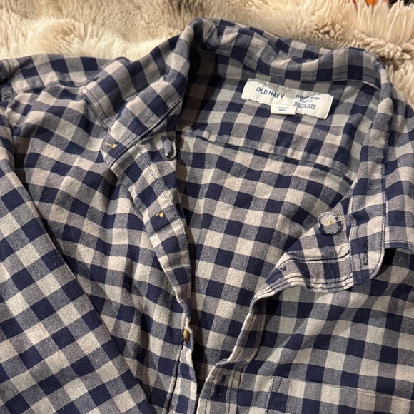 Men's Old Navy Checkered button up shirt - Picture 4 of 6